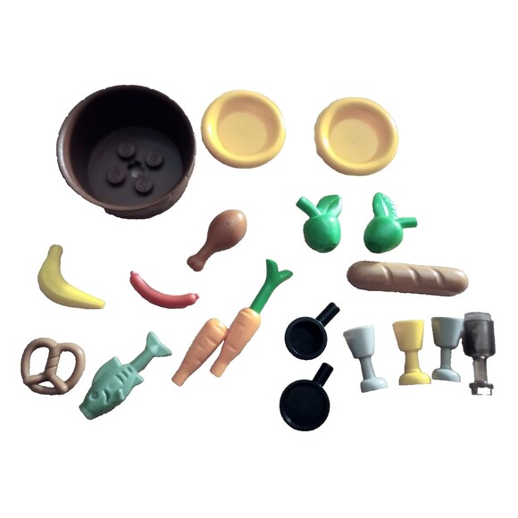 19pc Lot of Lego Minifigs FOOD Accessories - Picture 1 of 2